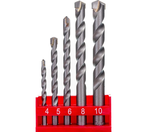 Набор сверл по бетону 5 шт. (4х70, 5х85, 6х100, 8х110 и 10х110) Makita D-05175