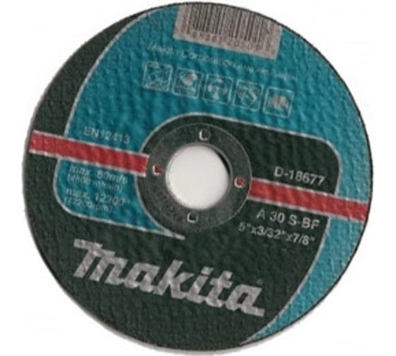 Диск отрезной по металлу 125х22 мм Makita P-52180 1