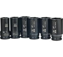 Набор головок ударных удлиненных Metric 6 шт, 3/4" Ingersoll Rand SK6M6LN