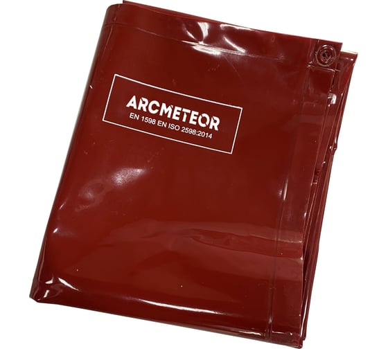 Шторка защитная 2x1.74 м, красная ARCMETEOR ЦУС15271