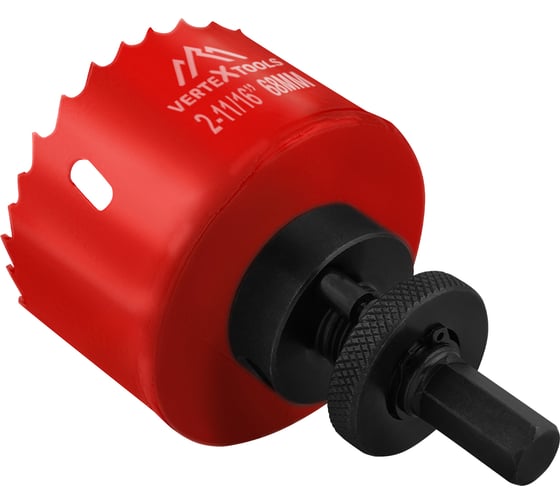 Коронка по металлу с переходником 68 мм vertextools 1818-01-68