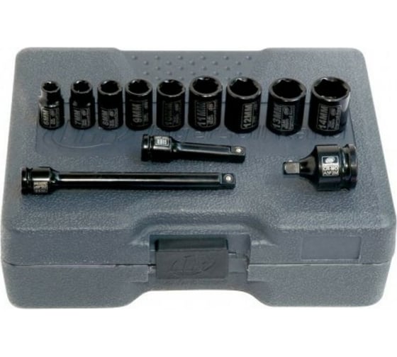 Набор головок ударных Metric 12 предметов, 1/4" Ingersoll Rand SK2M12