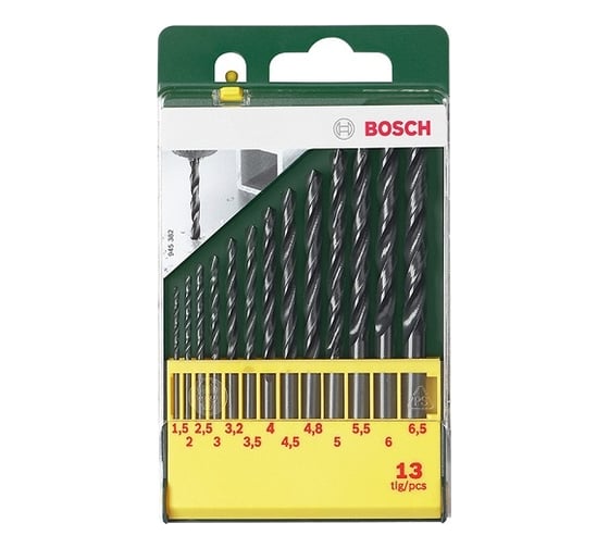 Набор сверл по металлу 13 шт. (D 1,5-6,5 мм) Bosch 2.607.019.441