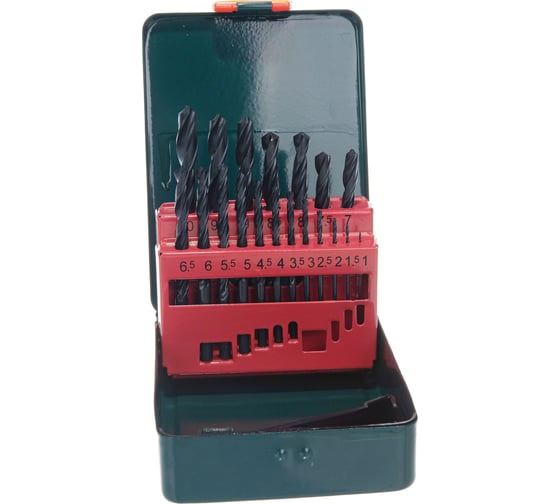 Набор из сверл по металлу 19 шт. (1-10мм) Metabo 627151000