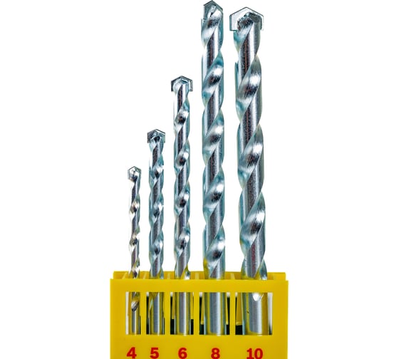 Набор сверл по камню 5 шт. (D 4-10 мм) Bosch 2.607.019.438