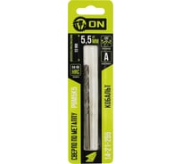 Сверло по металлу Р6М5К5 Кобальт 5.5x93 мм On 14-21-255