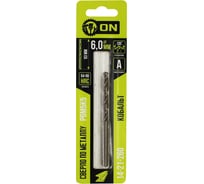 Сверло по металлу Р6М5К5 Кобальт 6x93 мм On 14-21-260