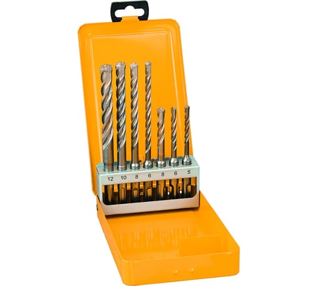 Набор буров SDS-plus 7 шт. (5; 6(2); 8(2); 10; 12 мм) DEWALT 9701