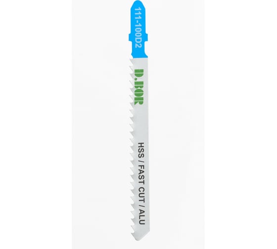 Пилки по металлу 75/100 мм, 3 мм, HSS, FAST CUT, ALU, 2 шт D.BOR D-111-100D2-02