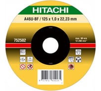 Диск отрезной по нержавеющей стали 115х22,2 мм Hitachi HTC-752501