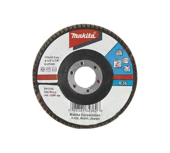 Диск шлифовальный универсальный 115х22 мм Makita D-27028 1