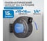Шланг пневматический армированный pvc на катушке (15 м; 10x16 мм; 20 бар) Optimus OPT-97250 7