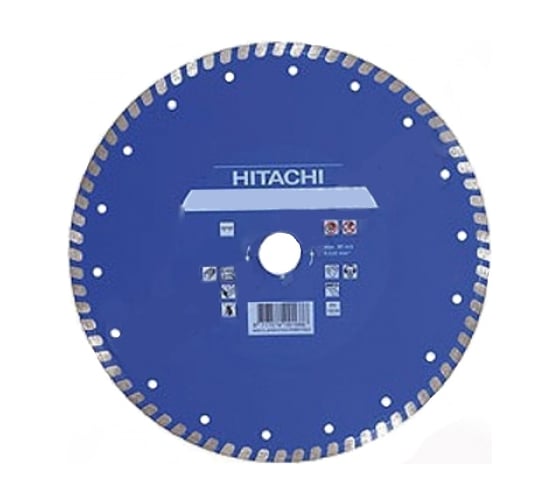 Диск алмазный отрезной по бетону (125х22.2 мм) для УШМ Hitachi HTC-752822