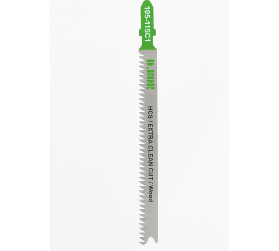 Пилки по дереву 90/115 мм, 2.2 мм, HCS, EXTRA CLEAN CUT, Wood, 2 шт D.BOR D-105-115C1-02