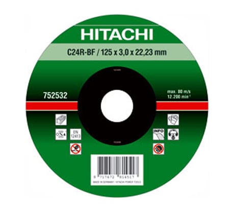 Диск отрезной по камню 230х22,2 мм Hitachi HTC-752535