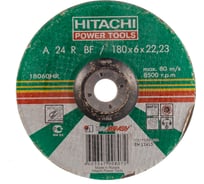 Диск шлифовальный по металлу 180х22 мм Hitachi-Луга 18060HR
