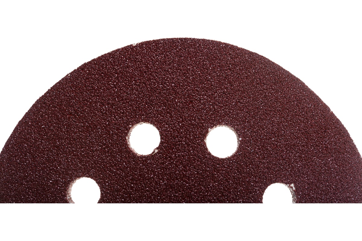 Шлифлист липучка по дереву и металлу 5 шт. 125 мм К80 Энкор 20203 ...