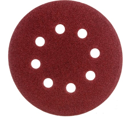 Шлифлист липучка по дереву и металлу 5 шт. 125 мм К120 Энкор 20205