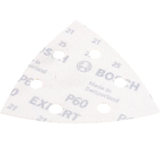 Шлифлист по дереву на липучке 5 шт. 93х93 мм К60 Bosch 2.608.605.149
