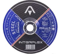 Круг зачистной по металлу 230х6х22.23 мм Interflex 4687202960880