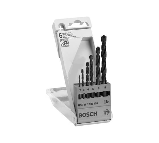 Набор сверл по металлу 6 шт. (2-8 мм) Bosch 2.607.018.352