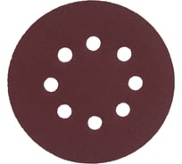 Круг 125 мм, Р180, абразивный, самозацепляемый, с отверстиями, 10 шт MOSTEK 3412518