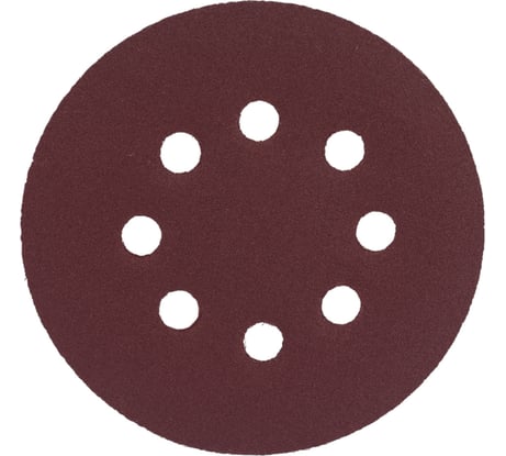 Круг 125 мм, Р180, абразивный, самозацепляемый, с отверстиями, 10 шт MOSTEK 3412518