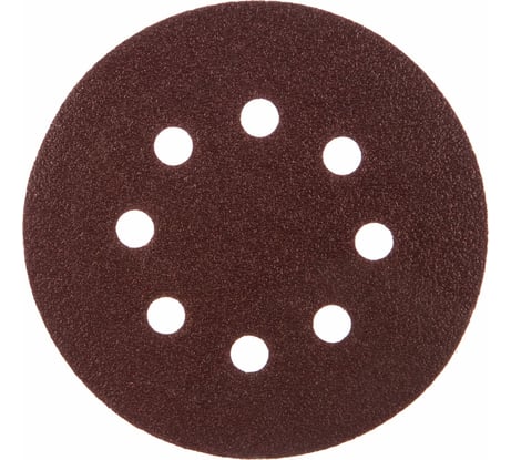 Круг 125 мм, Р120, абразивный, самозацепляемый, с отверстиями, 10 шт MOSTEK 3412512