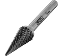 Бор-фреза по металлу твердосплавная коническая, тип M, 12 мм Denzel 72077