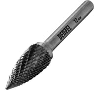 Бор-фреза по металлу твердосплавная параболическая заостренная, тип G, 12 мм Denzel 72049