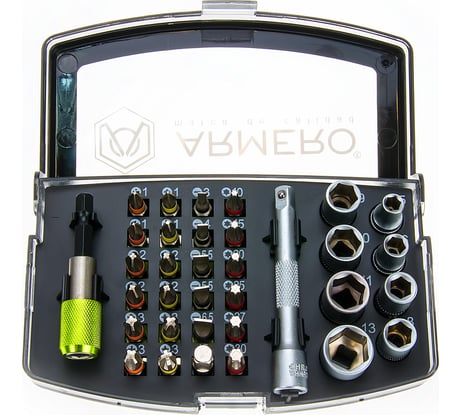 Набор бит и насадок A440/034, 34 шт Armero AK40-034