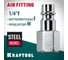 Переходник KRAFTOOL 1/4"F - рапид штуцер 06591-1/4 2