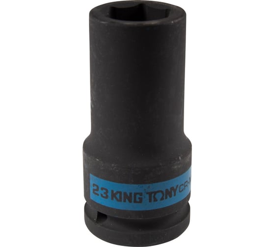 Головка торцевая ударная глубокая шестигранная 23 мм, 3/4"DR KING TONY 643523M 1