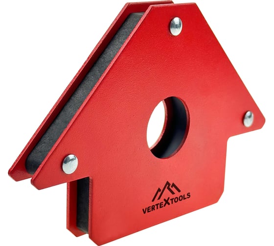 Магнитный уголок для сварки (45, 90, 135 градусов, до 11 кг) vertextools 45-90-135-11
