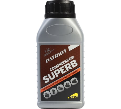 Масло COMPRESSOR OIL GTD 250/ VG 100 250 мл Patriot (1165) 850030625