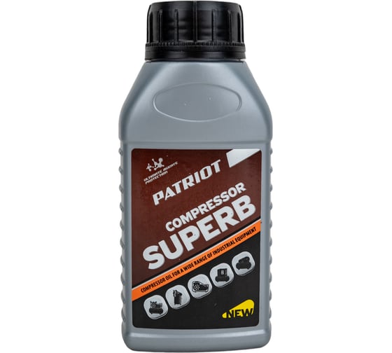 Масло COMPRESSOR OIL GTD 250/ VG 100 250 мл Patriot (1165) 850030625
