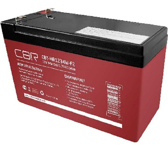 Аккумуляторная VRLA батарея CBR CBT-HR1228W-F2 1