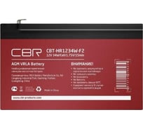 Аккумуляторная VRLA батарея CBR CBT-HR1234W-F2