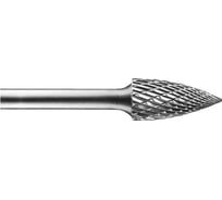 Бор-фреза твердосплавная гиперболическая с точечным торцем G1020 10 мм, хв-к 6 мм SOVIS 15632