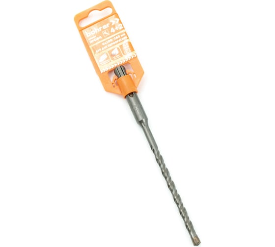 Бур Профи 6x100х160 мм, 4 резца + 2 спирали, SDS-Plus BOHRER 30306160