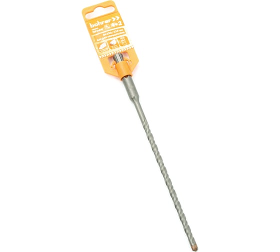 Бур Профи 6x150х210 мм, 4 резца + 2 спирали, SDS-Plus BOHRER 30306210 1