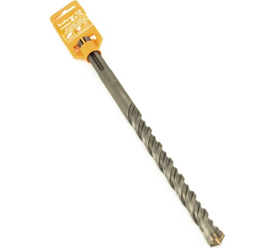 Бур 4+ 20x200х340 мм, 4 резца + 2 спирали, SDS-Max BOHRER 30520345