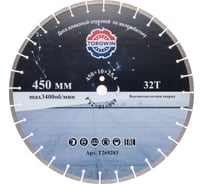 Диск алмазный TORGWIN отрезной сегментный по железобетон и камню Серия TGS 450х25.4/10х3.6мм. Professional Industrial / / T269283