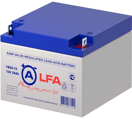 Аккумуляторная батарея LFA FB26-12 12В, 26 Ач УТ-00000776