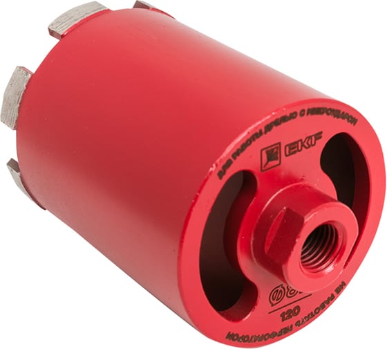 Коронка алмазная DCH-82/120MHS (82х120 мм; M16) EKF dch-82-120-mhs-m16