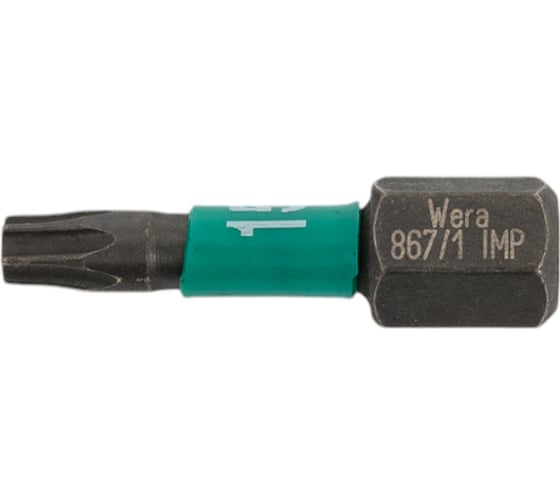 Ударная насадка с алмазным напылением 1/4" C6.3, 1 шт, TX 15x25 мм WERA WE-057623