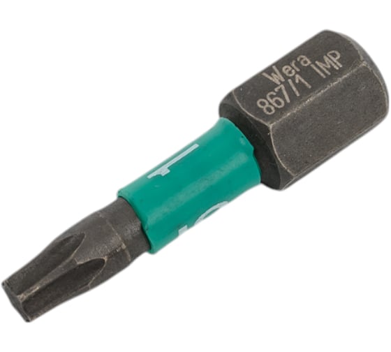 Ударная насадка с алмазным напылением 1/4" C6.3, 1 шт, TX 15x25 мм WERA WE-057623