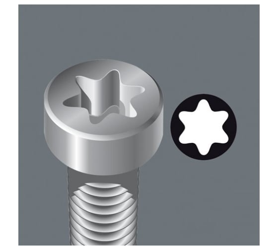 Ударная бита алмаз TX10, 25 мм, 1/4", C6.3 WERA WE-057628