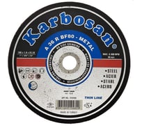 Диск отрезной по металлу 180x1.9x22 мм Karbosan KAR-910480