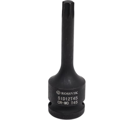 Головка торцевая ударная TORX (T45, 78 мм, 1/2"DR) Rossvik SID12T45